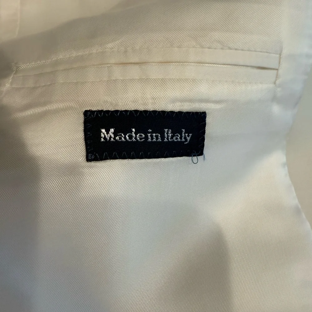 Ralph Lauren Cream‎ Sport Coat with Notched Lapels